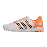 Scarpa da calcio Adidas Adipure 11Pro Turf TF bianca e arancione