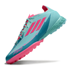 Adidas F50 Elite Turf TF Light Blue and Pink Football Boot