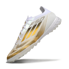 Adidas F50 Elite White and Gold Turf TF Football Boot