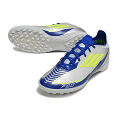 Adidas F50 Elite Turf TF Silver and Blue Football Boot