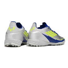Adidas F50 Elite Turf TF Silver and Blue Football Boot