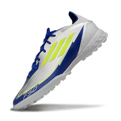 Adidas F50 Elite Turf TF Silver and Blue Football Boot