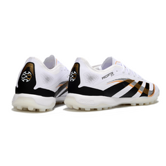 Adidas Predator 25 Elite White Black and Gold Turf TF Football Boot