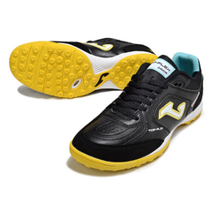 Joma Top Flex Black and Yellow Turf TF Football Boot
