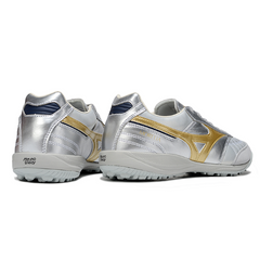 Scarpa da calcio Mizuno Morelia Neo 4 Silver and Gold Turf TF