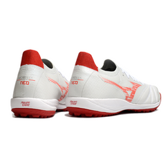 Botas de fútbol Mizuno Neo Sala Turf TF blancas y rojas