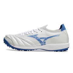 Mizuno Neo Sala White and Light Blue Turf TF Football Boot