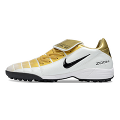 Scarpa da calcio Nike Air Zoom Total 90 III Turf TF bianca e oro