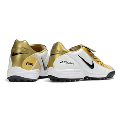 Scarpa da calcio Nike Air Zoom Total 90 III Turf TF bianca e oro