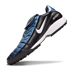 Nike Air Zoom Total 90 III Black and Blue Turf TF Football Boot