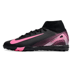 Nike Zoom Mercurial Superfly 10 Elite Black and Pink Turf TF Football Boot