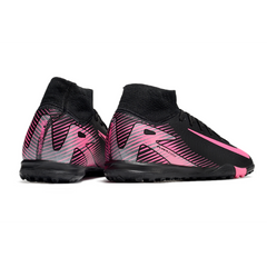 Nike Zoom Mercurial Superfly 10 Elite Black and Pink Turf TF Football Boot