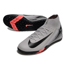 Botas de fútbol Nike Zoom Mercurial Superfly 10 Academy Gris y Negro Turf TF