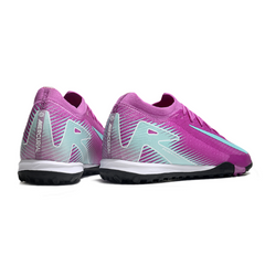 Botas de fútbol Nike Zoom Mercurial Vapor 16 Elite Turf TF en morado y azul claro