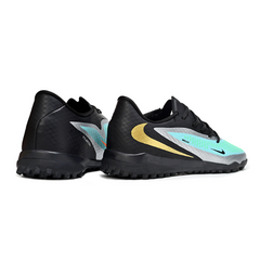 Nike Phantom 6 Academy Black and Green Turf TF Football Boot