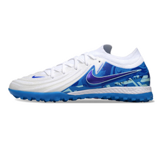 Nike Phantom GX2 Elite White and Blue Turf TF Football Boot