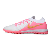 Scarpa da calcio Nike Phantom GX2 Elite Turf TF bianca e rosa