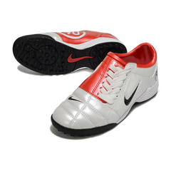 Scarpa da calcio Nike Total 90 III Turf TF bianca e rossa