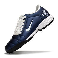 Scarpa da calcio Nike Total 90 III Turf TF blu e bianca