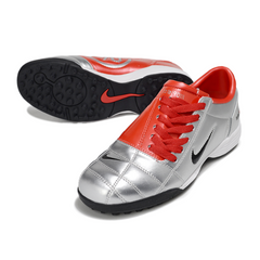 Nike Total 90 III Turf TF Silver and Red Football Boot