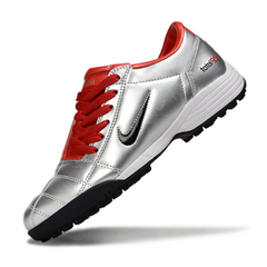 Nike Total 90 III Turf TF Silver and Red Football Boot