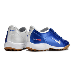 Scarpa da calcio Nike Total 90 III Turf TF blu e bianca