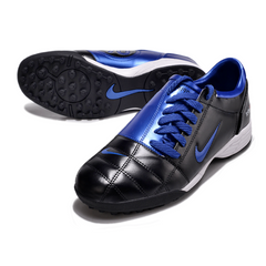 Scarpa da calcio Nike Total 90 III Turf TF nera e blu