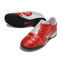 Scarpa da calcio Nike Total 90 III Turf TF rossa e bianca