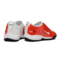 Scarpa da calcio Nike Total 90 III Turf TF rossa e bianca