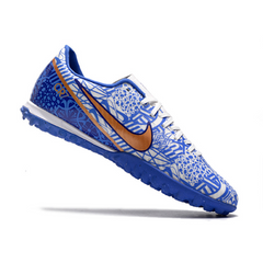 Chuteira Society Nike Zoom Mercurial Vapor 15 Academy TF CR7 Azul Pack - VENI Futebol