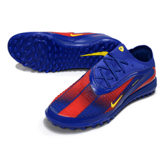 Nike Phantom 6 Elite DF Blue Red and Yellow Turf TF Football Boot