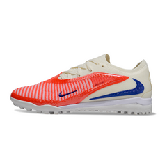 Nike Phantom 6 Elite White and Orange Turf TF Football Boot