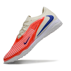 Nike Phantom 6 Elite White and Orange Turf TF Football Boot