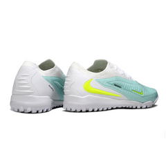 Nike Phantom 6 Elite White and Aqua Turf TF Football Boot
