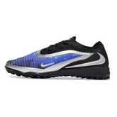 Nike Phantom 6 Elite Black Blue and Silver Turf TF Football Boot