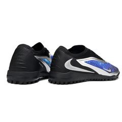 Nike Phantom 6 Elite Black Blue and Silver Turf TF Football Boot