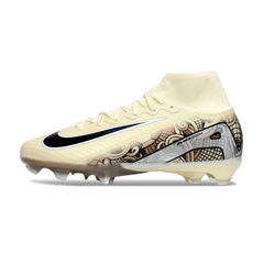 Nike Air Zoom Mercurial Superfly 10 Elite Beige Firm Ground FG Kids Football Boot