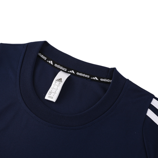 Conjunto Adidas Camiseta + Short Azul Escuro - VENI Futebol