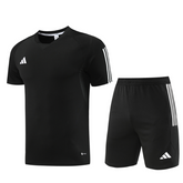 Conjunto Adidas Camiseta + Short Preta - VENI Futebol
