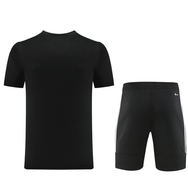 Conjunto Adidas Camiseta + Short Preta - VENI Futebol