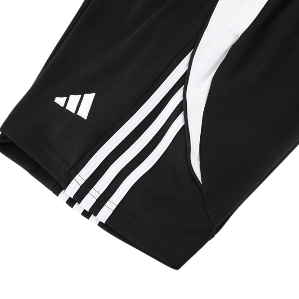 Conjunto Adidas Camiseta + Short Preto e Branco - VENI Futebol
