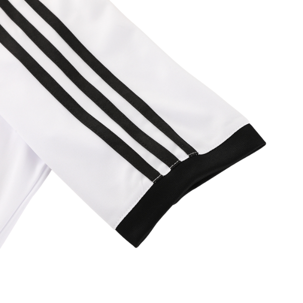 Conjunto Adidas Camiseta + Short Branca e Preta - VENI Futebol