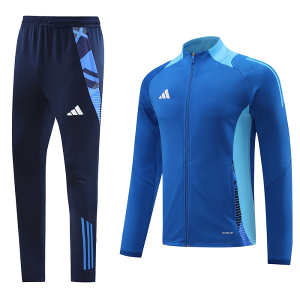 Conjunto de Frio Adidas Jaqueta + Calça Azul - VENI Futebol