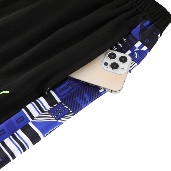 Conjunto de Frio Puma Blusão + Calça Azul, Branco e Preto - VENI Futebol