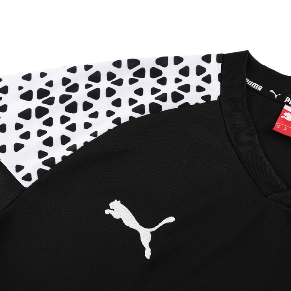 Conjunto Puma Camiseta + Calça Preta e Branca - VENI Futebol