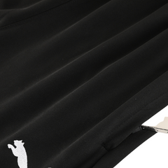 Conjunto Puma Camiseta + Calça Preta e Branca - VENI Futebol