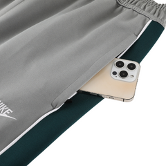 Conjunto de Frio Nike Blusão + Calça Cinza e Verde - VENI Futebol