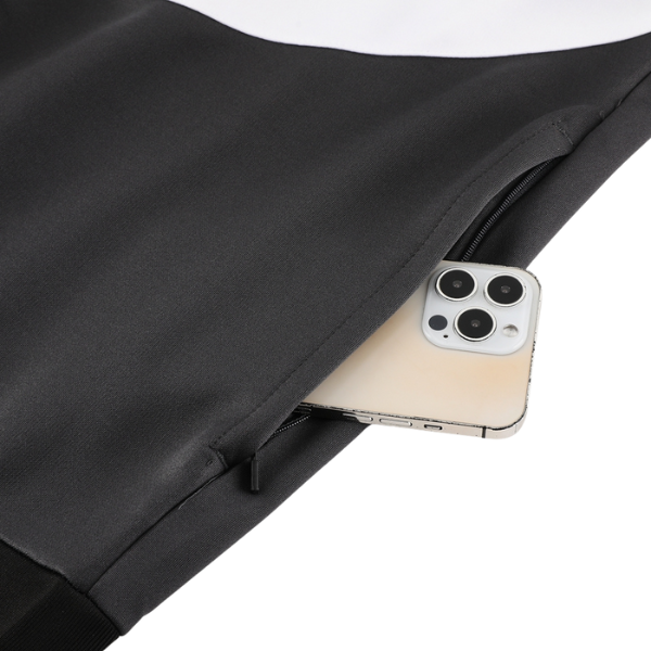 Conjunto de Frio Adidas Jaqueta + Calça Preta, Branca e Cinza - VENI Futebol