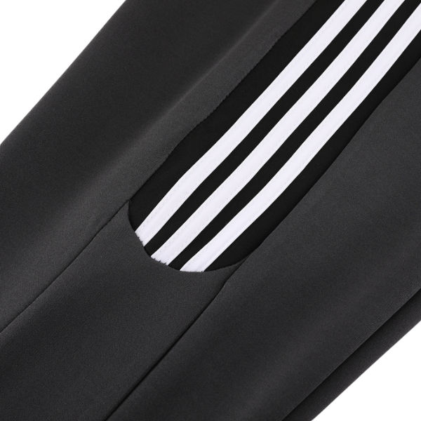 Conjunto de Frio Adidas Jaqueta + Calça Preta, Branca e Cinza - VENI Futebol