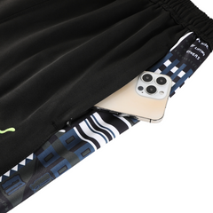 Conjunto de Frio Puma Jaqueta + Calça Preta, Branca e Cinza - VENI Futebol